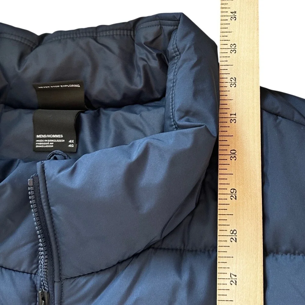 The North Face Mens Big Aconcagua 3 Jacket Summit Navy Puffer NF0A84KG 4X NEW